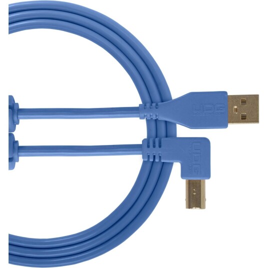 UDG Gear Ultimate Usb 2.0 A B Blå Angled 2m