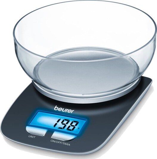 Beurer Kjøkkenvekt KS25 3 kg svart 704.15
