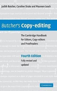 Butcher'S Copy-Editing Av Judith Butcher, Caroline Drake, Maureen Leach