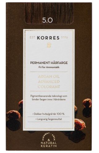 Korres Argan Oil Advanced Colorant 5.0 Light Brown