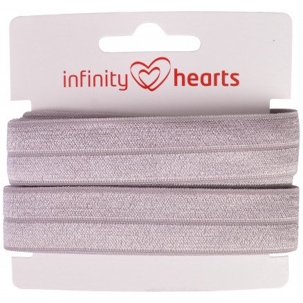 Infinity Hearts Foldestrikk 20mm 012 Grå 5m