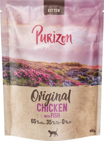Purizon Tørrfôr Kitten & Kornfri Ny Kylling Fisk 400 G