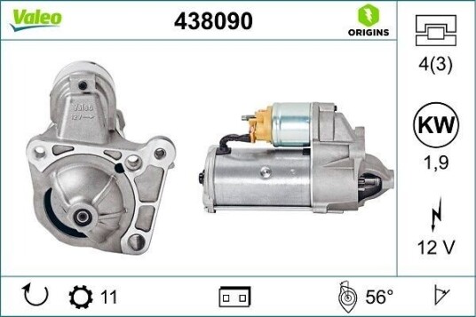VALEO 438090 Starter VALEO 438090 Starter