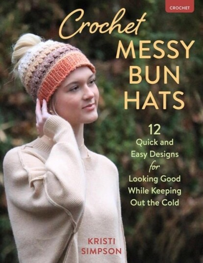 Crochet Messy Bun Hats Crochet Messy Bun Hats