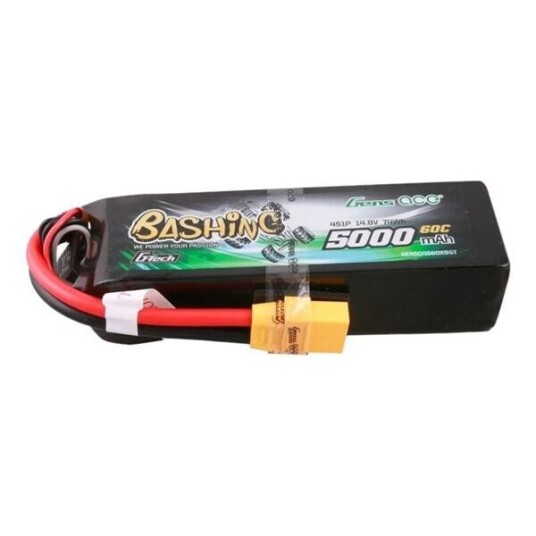 Gens Ace 4S 5000mAh 60C LiPo Batteri med XT90 for Fjernstyrte Kjøretøy