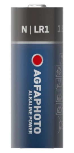 Agfaphoto 110-803678 Engangsbatteri Lr1 Alkalisk 1,5 V 1 Styck Svart Bla R�d Vit Agfaphoto 110-803678 Engangsbatteri Lr1 Alkalisk 1,5 V 1 Styck Svart Bla R�d Vit