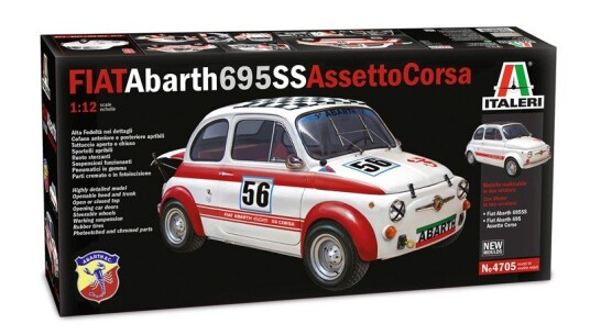 Italeri 1/12 Fiat Abarth 695SS Assetto Corsa