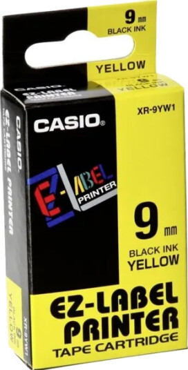 Casio Xr 9Yw Selvklebende Etiketter Sort På Gul Rull 0,9 Cm X 8 M 1 RullEr For Kl 170 60 60Sr 780 Xr 9Yw Casio Xr 9Yw Selvklebende Etiketter Sort På Gul Rull 0,9 Cm X 8 M 1 RullEr For Kl 170 60 60Sr 780 Xr 9Yw