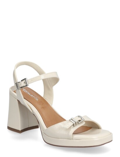 Tamaris Women Sandals   Cream   38