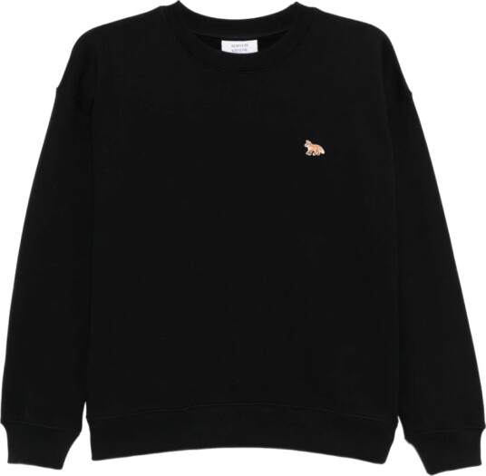Maison Kitsune Baby Fox Comfort Sweatshirt Black L Maison Kitsune Baby Fox Comfort Sweatshirt Black L