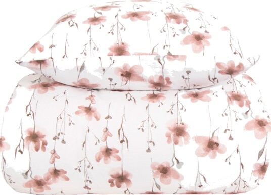 By Night Flanell sengesett - 200x200 cm - Flower Rose - 100% bomullsflanell - By Night By Night Flanell sengesett - 200x200 cm - Flower Rose - 100% bomullsflanell - By Night