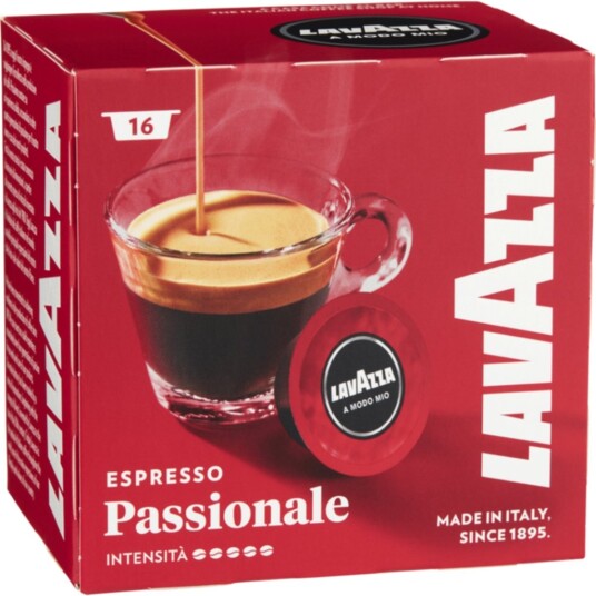 Lavazza Espresso Appassionatamente kaffekapsler 16 stk. Lavazza Espresso Appassionatamente kaffekapsler 16 stk.