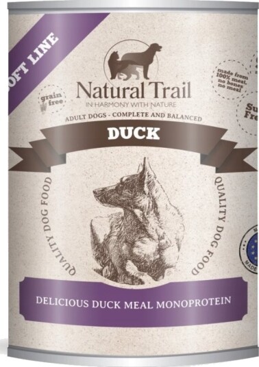 Natural Trail Duck Soft Line Våtfôr Til Hund 800 G Natural Trail Duck Soft Line Våtfôr Til Hund 800 G