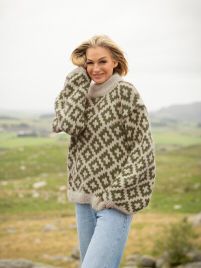 Viking Garn 2519-5f Kamille Genser