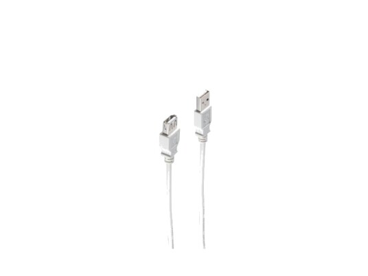 Shiverpeaks Usb A/Usb A M/F 0.3M 0,3 M Usb A Usb A Usb 2.0 Hankjønn/Hunkjønn Grå