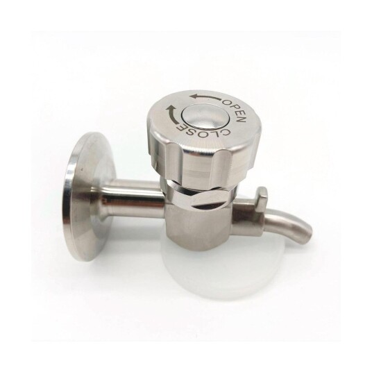 1.5" Sample Valve Tri-Clamp rustfritt stål