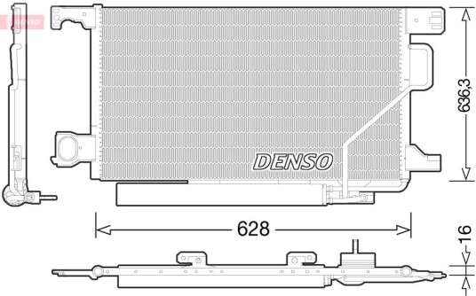 Radiator DENSO DRM09087