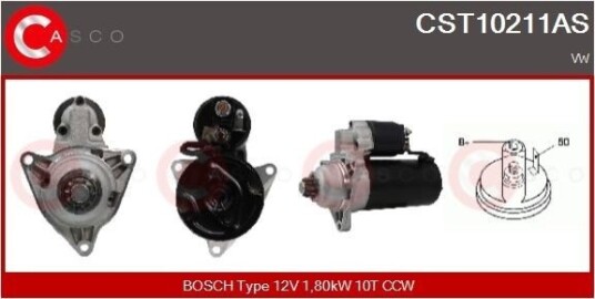 CASCO CST10211AS Starter CASCO CST10211AS Starter
