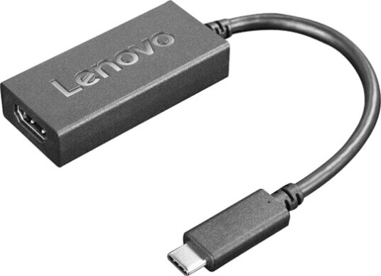 Lenovo USB-C til HDMI 2.0b videoadapter - 24 cm - Svart - Støtte for 4K 60 Hz Lenovo USB-C til HDMI 2.0b videoadapter - 24 cm - Svart - Støtte for 4K 60 Hz