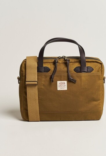 FilsonTin Cloth Compact BriefcaseDark Tan FilsonTin Cloth Compact BriefcaseDark Tan