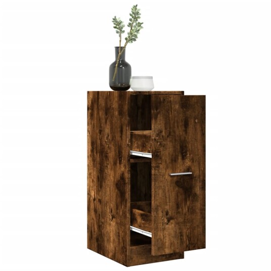  Apotekskap røkt eik 30x41x77,5 cm konstruert tre 8721158399533