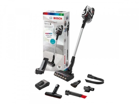 Bosch Unlimited Gen2 Series | 8 BSS82SIL1 Stick/handhållen dammsugare Silver Bosch Unlimited Gen2 Series | 8 BSS82SIL1 Stick/handhållen dammsugare Silver