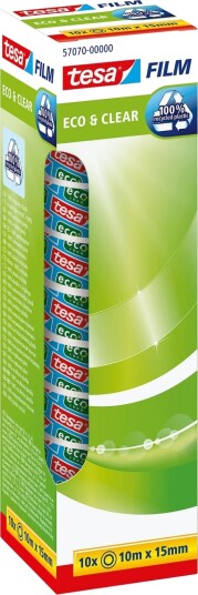 Tesa 57070 00000 00 10 M Gjennomsiktig Ce 15 Mm 10 Stykker