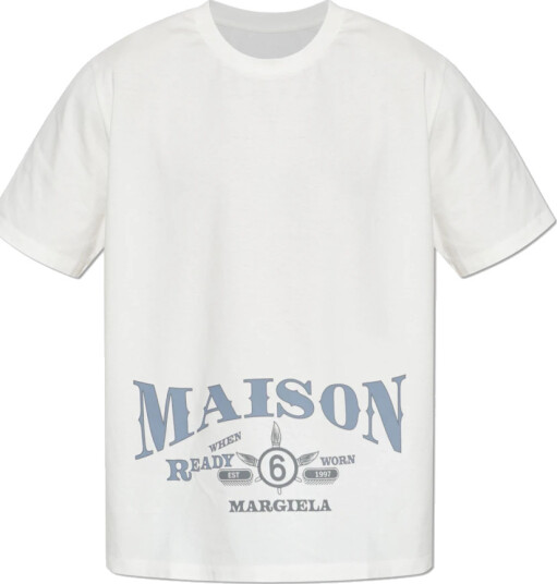 MM6 Maison Margiela Herre Topper Hvit XL, MM6 Maison Margiela Herre Topper Hvit XL,