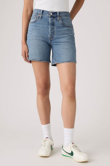 Levi's   Jeans shorts 501 Mid Thigh Short   Blå
