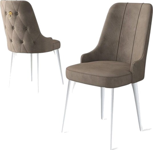 Spisestol Jebi Cappuccino / Hvit - Cappuccino / Hvit