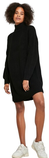 Noisy May Lang kjole Timmy Knit Dress XS til L Damer svart