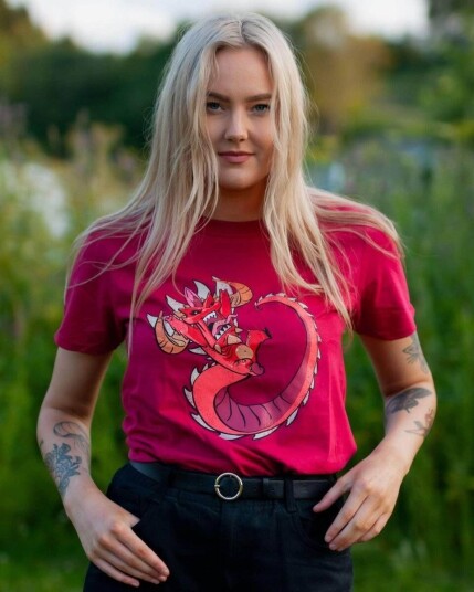 Diablo T-skjorte Cartoon Terror - L - Voksen - 100% bomull