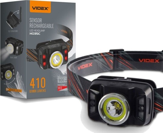 Videx LED hodelykt - 5000K - Kulør : Nøytral Videx LED hodelykt - 5000K - Kulør : Nøytral