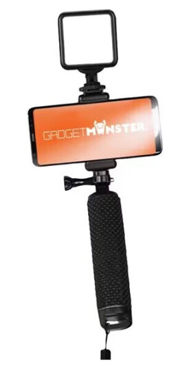 Gadgetmonster Vlogging Stick med LED