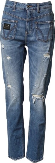 Dolce & Gabbana Dame Jeans Blå S, Dolce & Gabbana Dame Jeans Blå S,