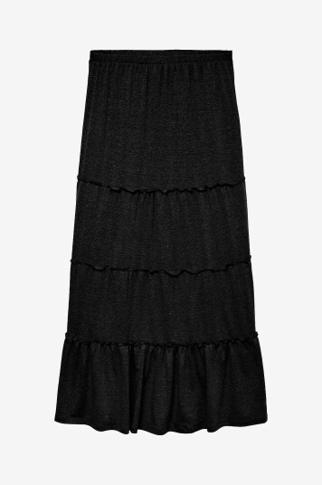 Vero Moda   Maxi skjørt vmJune HW Ankle Skirt Jrs GA   Svart