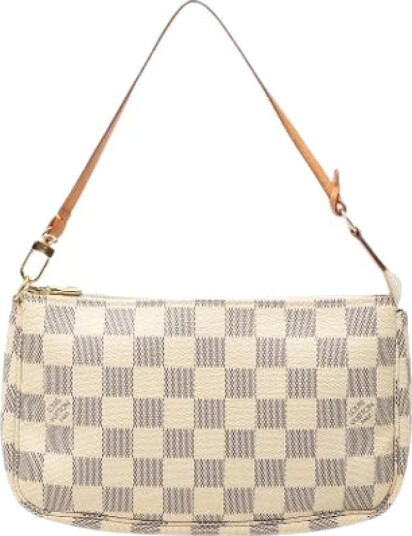 Louis Vuitton Vintage Dame Pre owned Hvit ONE SIZE, Louis Vuitton Vintage Dame Pre owned Hvit ONE SIZE,