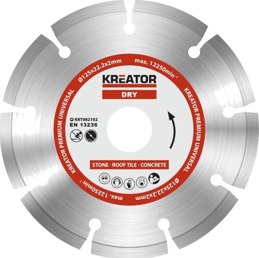 Diamantblader for stein 125 mm PREMIUM