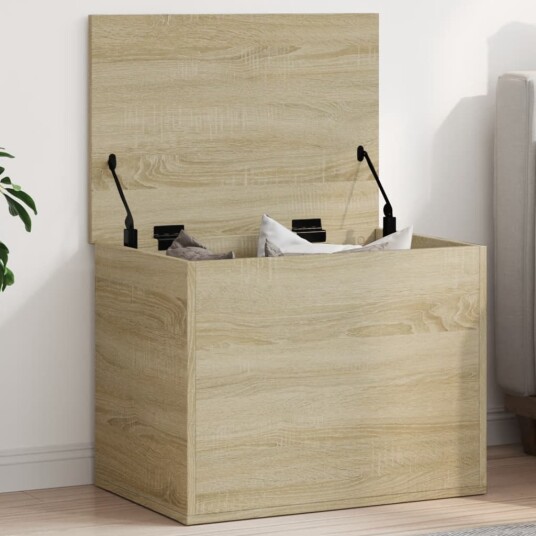  Oppbevaringsboks sonoma eik 60x42x46 cm konstruert tre