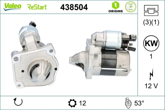 Starter VALEO 438504 Starter VALEO 438504