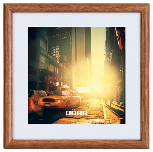 DÃRR New York Square Billedramme Plast 13x13 cm Imitert Eik