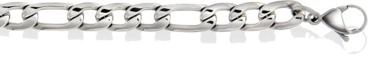 Pan Jewelry Figarokjede i stål 7,5 mm 60 cm