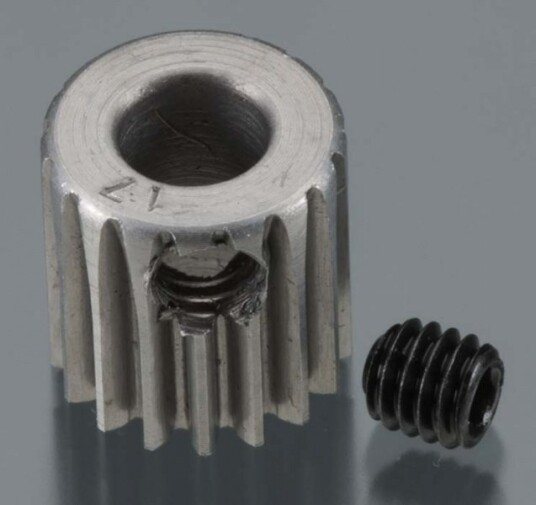 Robinson Racing 2017 Pinion Gear Hardened 5mm 48P 17T Robinson Racing 2017 Pinion Gear Hardened 5mm 48P 17T
