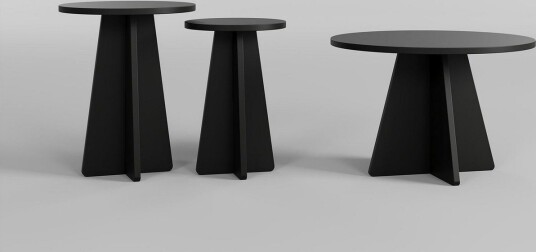 Munne Sofabord 40 cm - Svart