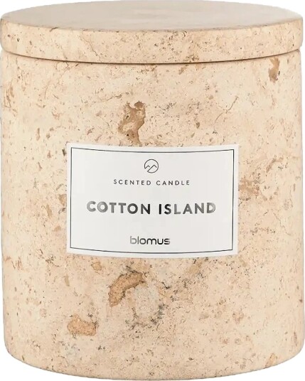 Blomus Scented Travertine Candle 11 Cm Ø 10 Cm Frabli Travertine Beige L 100CM