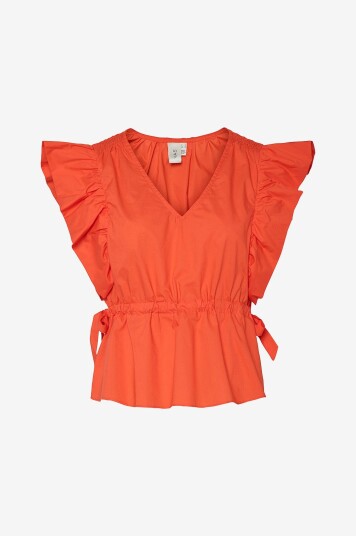 Y.A.S - Bluse yasUlea SL Top - Rød Y.A.S - Bluse yasUlea SL Top - Rød