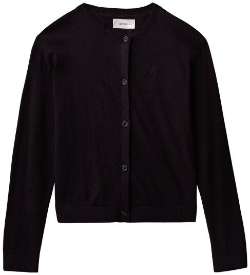 Calvin Klein Cardigan Strikk CK Black Calvin Klein 8 år 128 Cardigan Svart