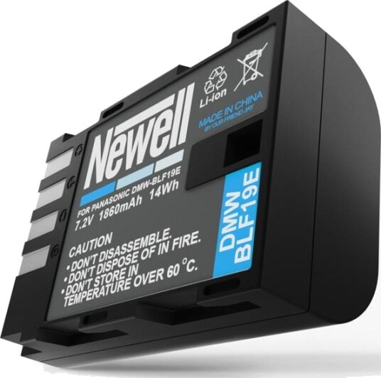 Newell DMW-BLF19E batteri til Panasonic kamera - 2000mAh, 7.2V