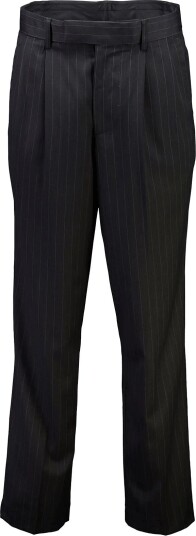 Lindbergh Striped Pleated Wide Fit Pants Grey M