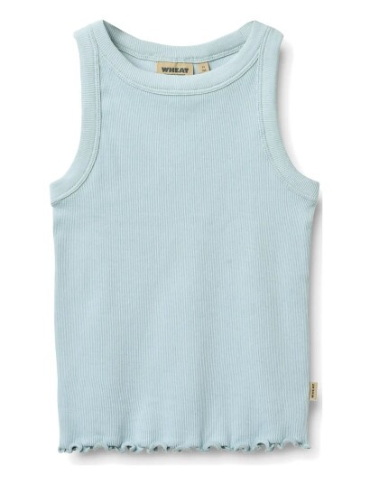 Wheat Rib Top Minka Blue 110